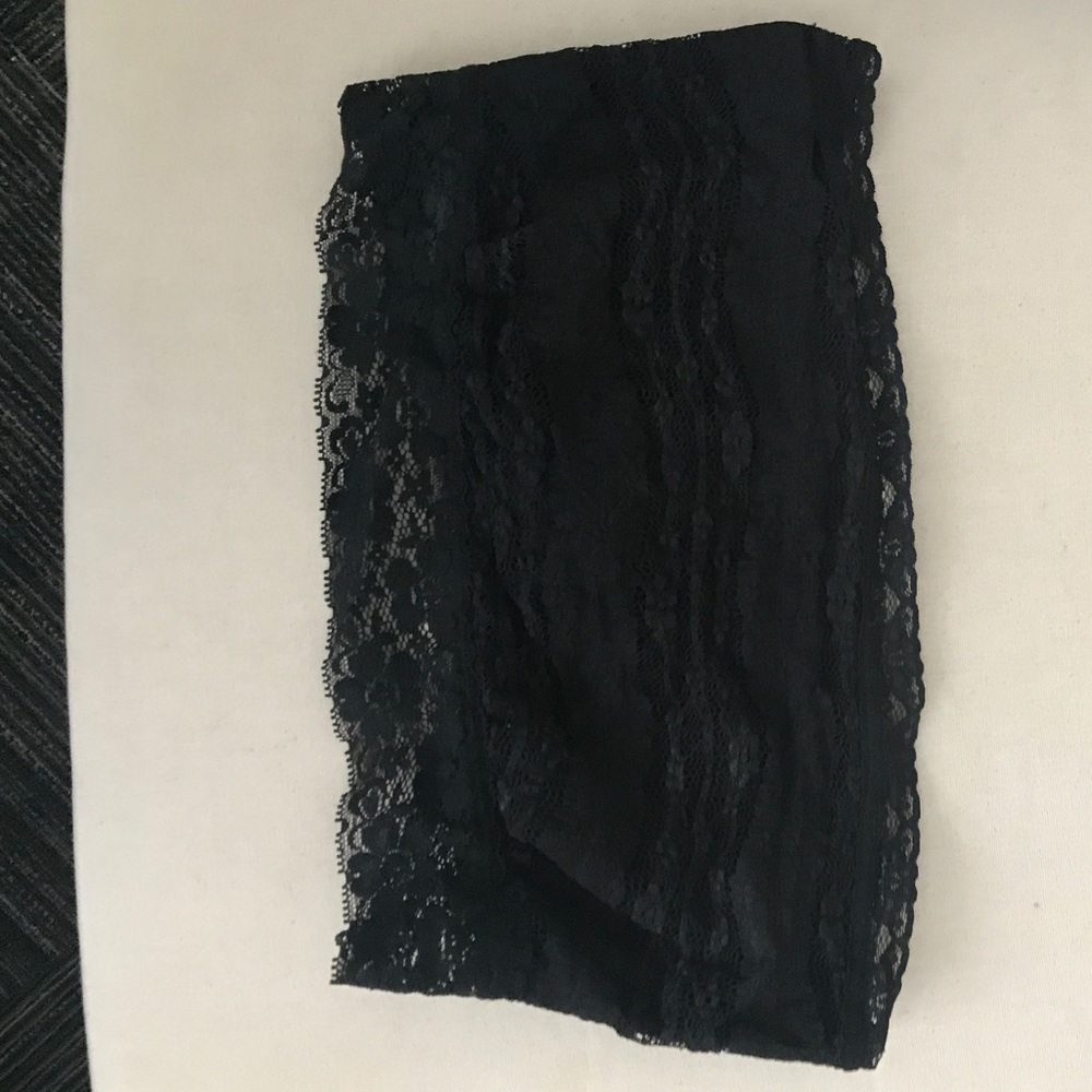 Free People intimates black lace bandeau